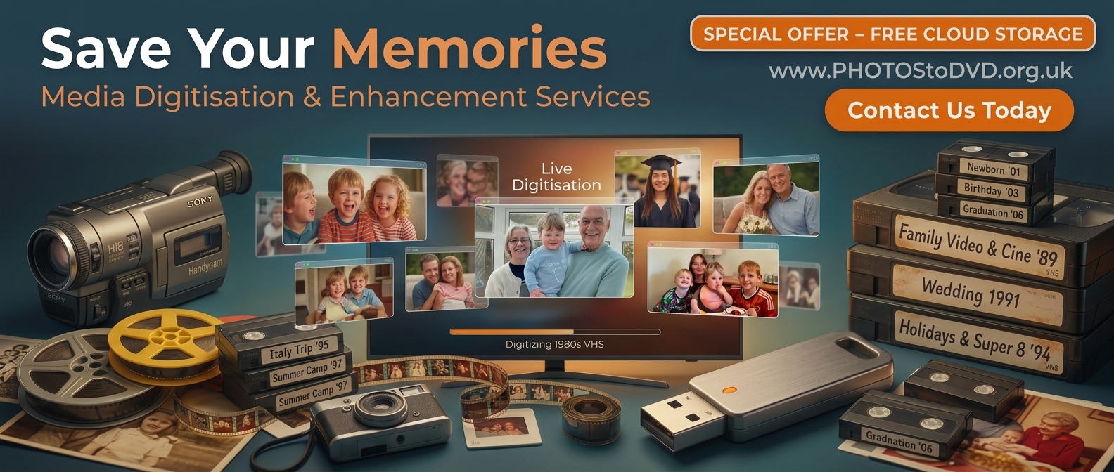 Save Your Memories - Media Digitisation & Enhancement Services